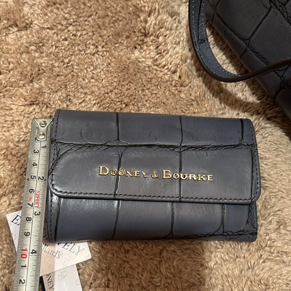 NWT DOONEY & BOURKE Tote, shoulder bag, satchel handbag, wallet, set steel blue - Picture 8 of 16